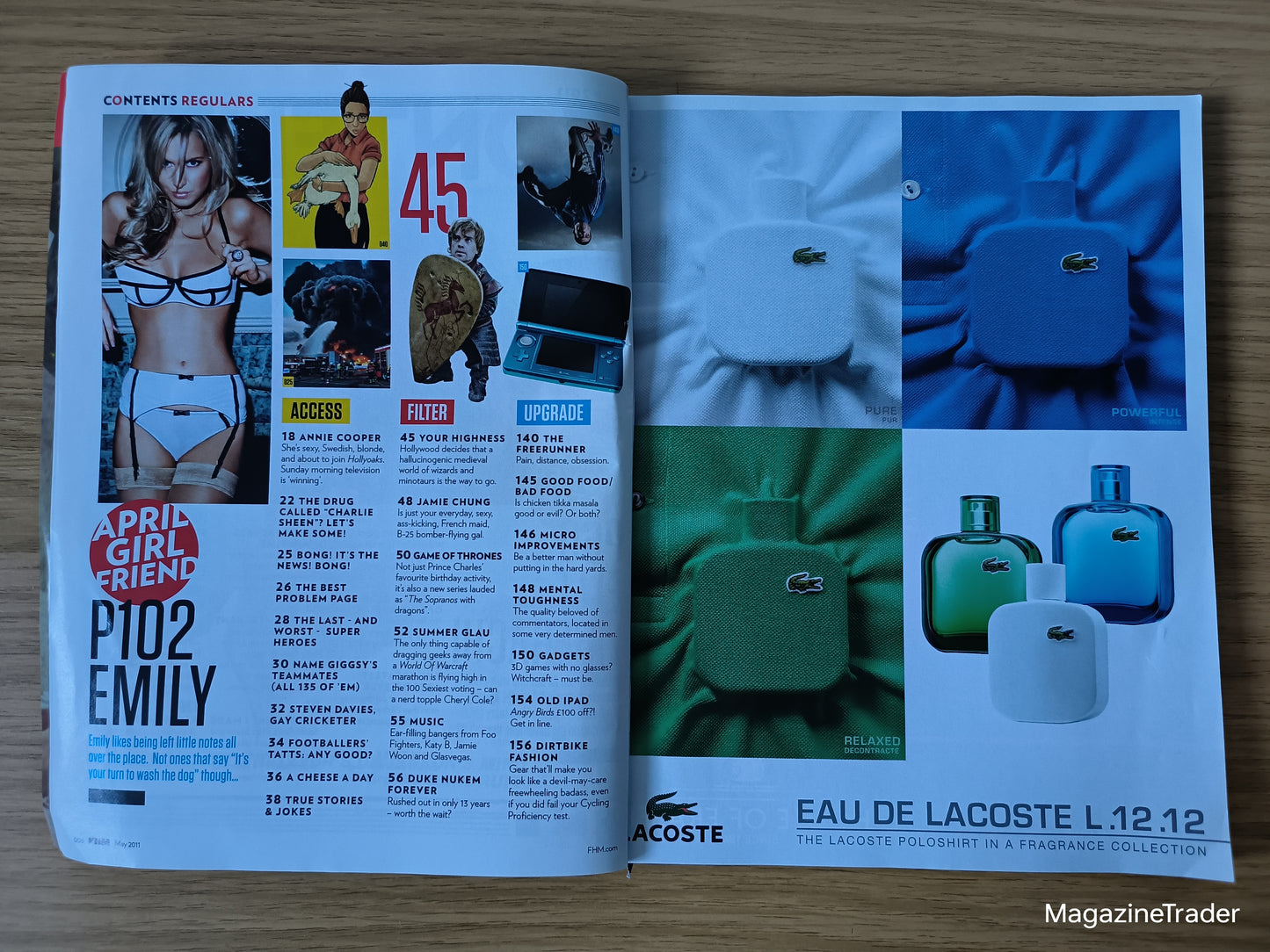 FHM Magazine May 2011 - Elle Liberachi, Emily Scott, Annie Cooper