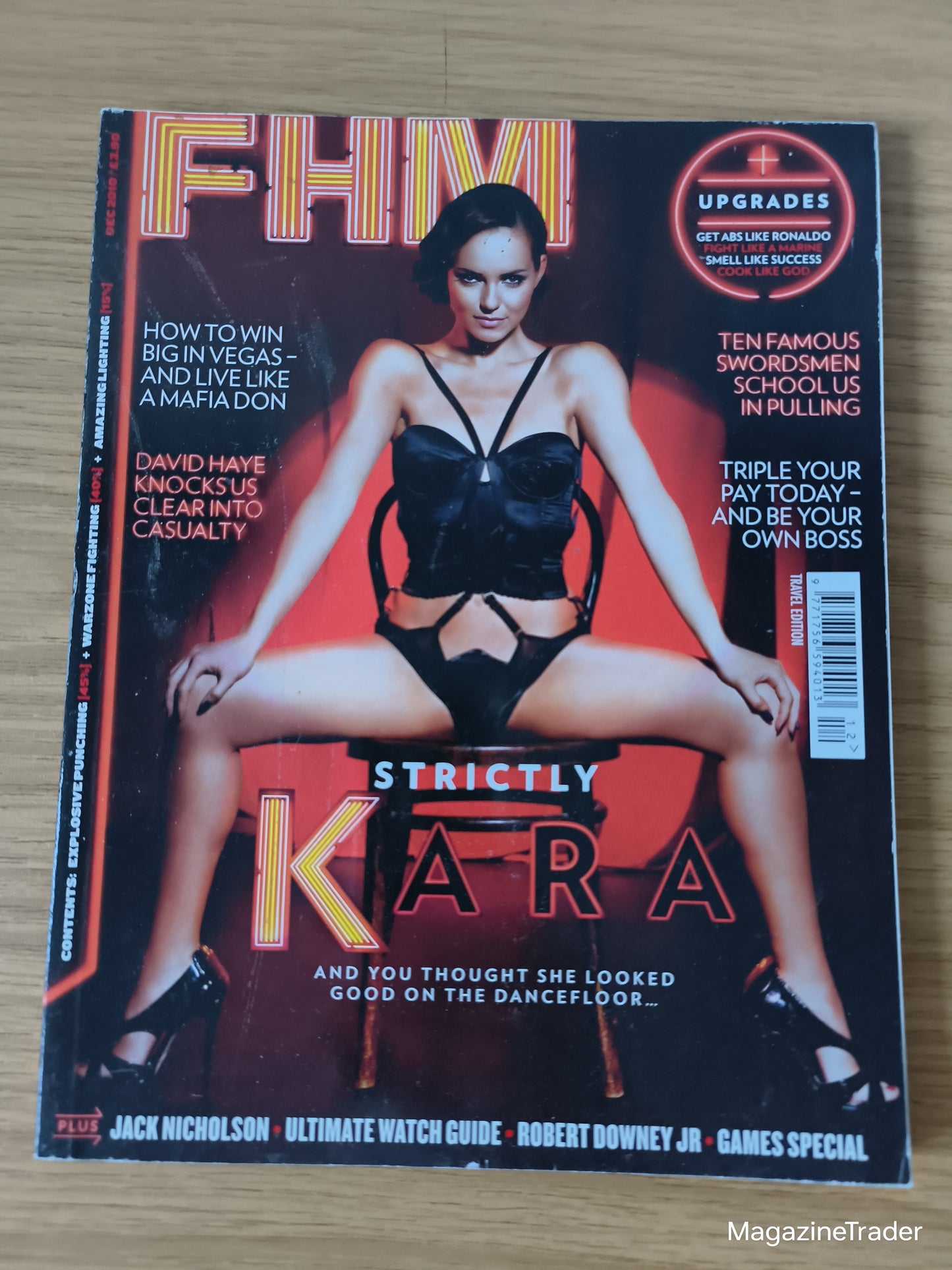 FHM Magazine December 2010 - Kara Tointon, Jack Nicholson, Robert Downey Jr