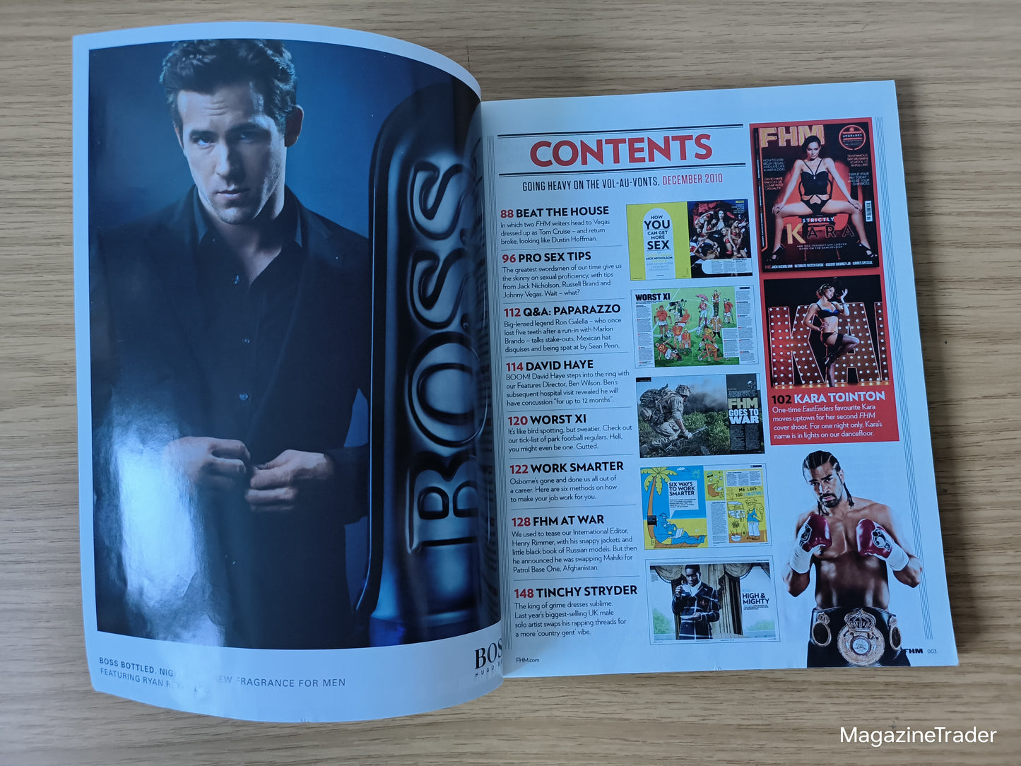 FHM Magazine December 2010 - Kara Tointon, Jack Nicholson, Robert Downey Jr