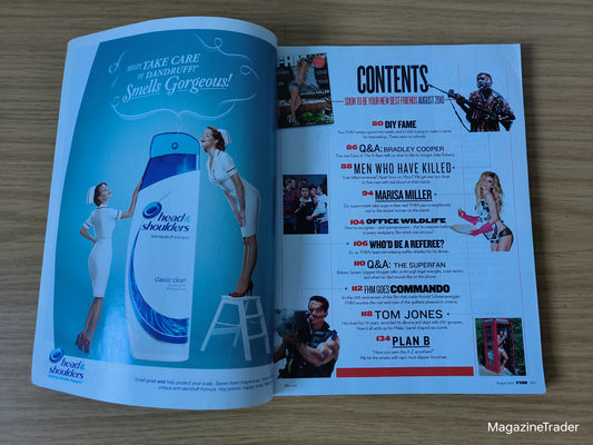 FHM Magazine August 2010 - Marisa Miller, Bradley Cooper, Tom Jones