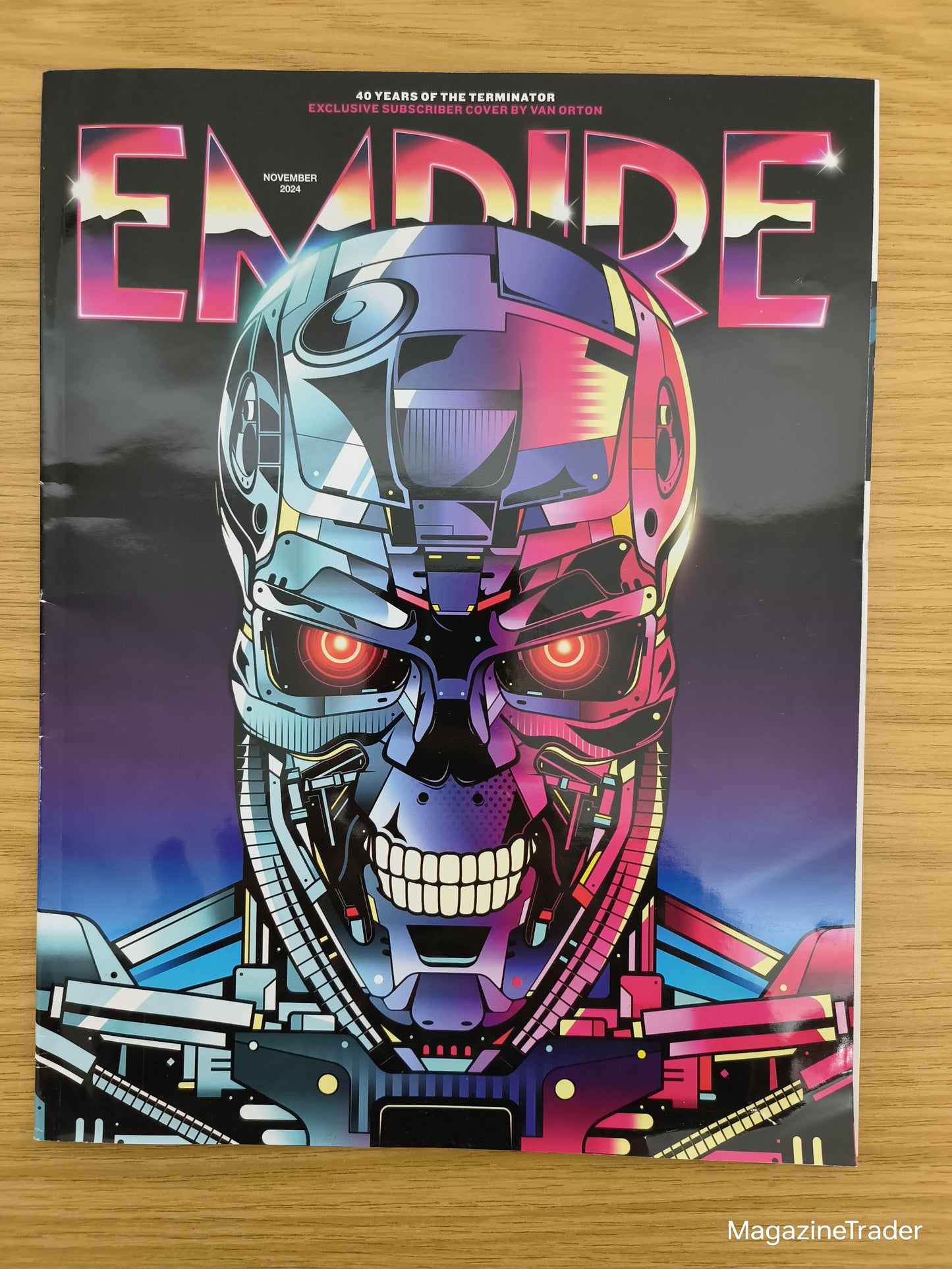 Empire Magazine - November 2024 - 40 Years of The Terminator Exclusive Subscriber Cover by Van Orton
