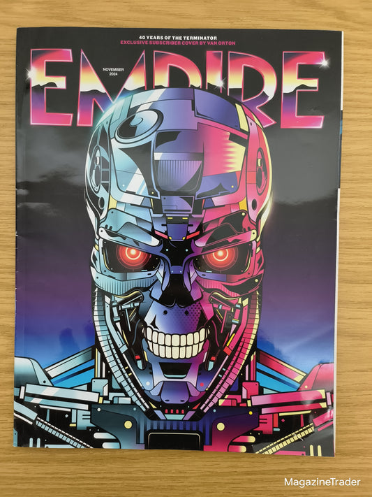 Empire Magazine - November 2024 - 40 Years of The Terminator Exclusive Subscriber Cover by Van Orton