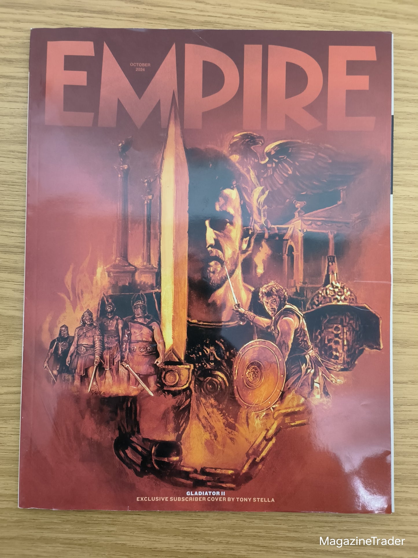 Empire Magazine - October 2024 - Gladiator II Exclusive Subscriber Cover by Tony Stella