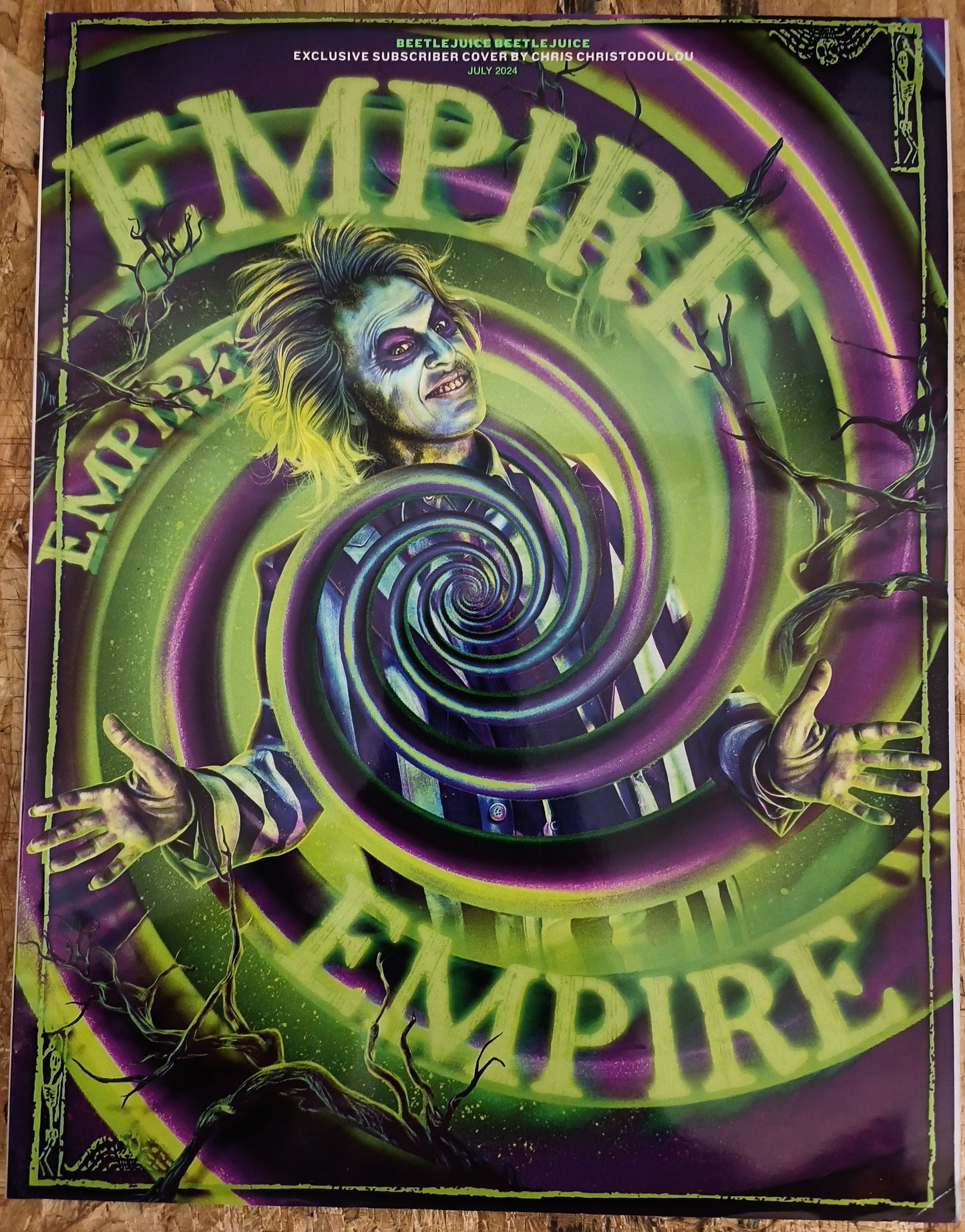 Empire Magazine - July 2024 - Beetlejuice Beetlejuice Exclusive Subscriber Cover by Chris Christodoulou