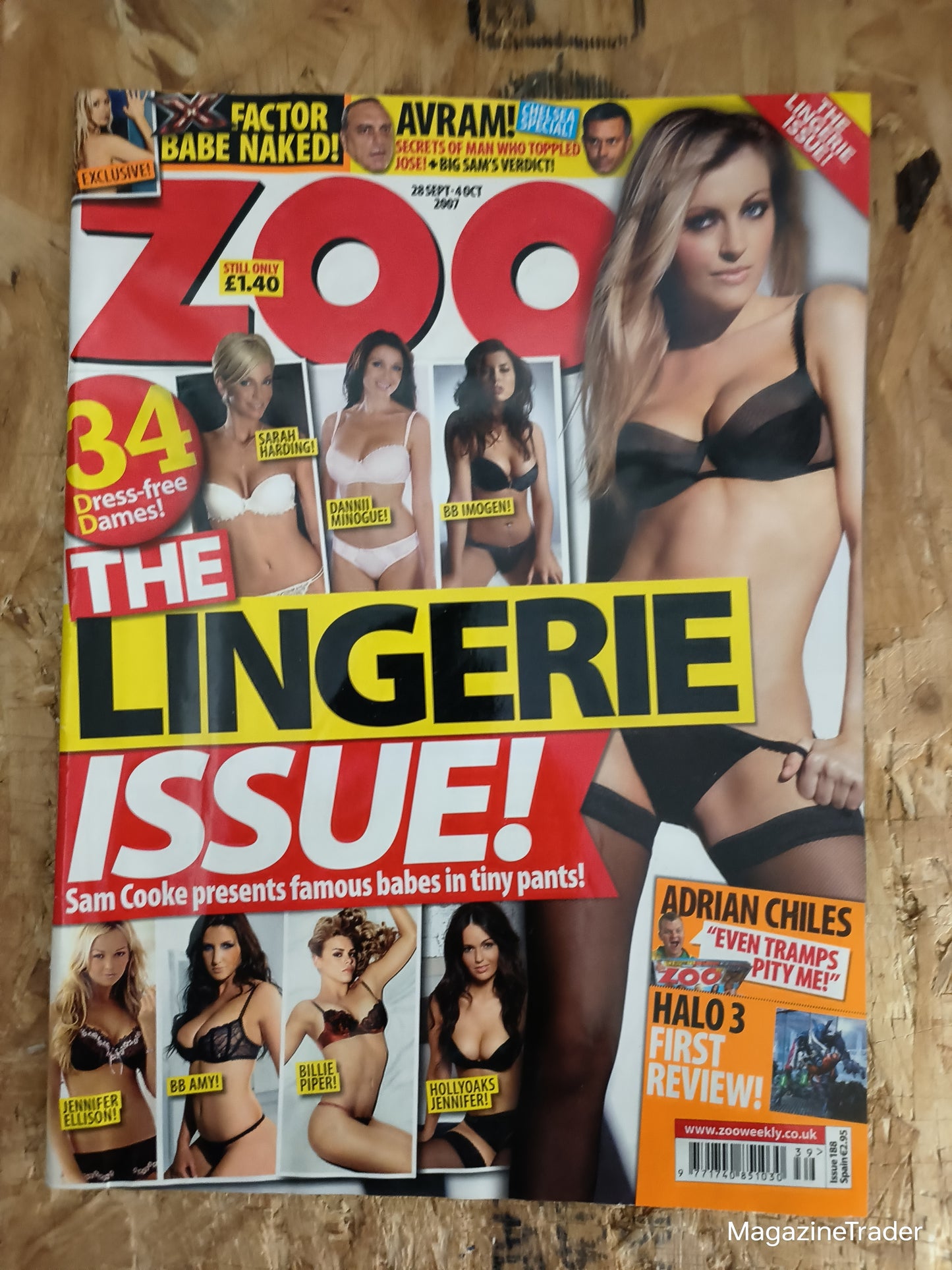 Zoo Magazine 28 September 4 October 2007 POSTER Sam Cooke SARAH HARDING DANIELLE LLOYD