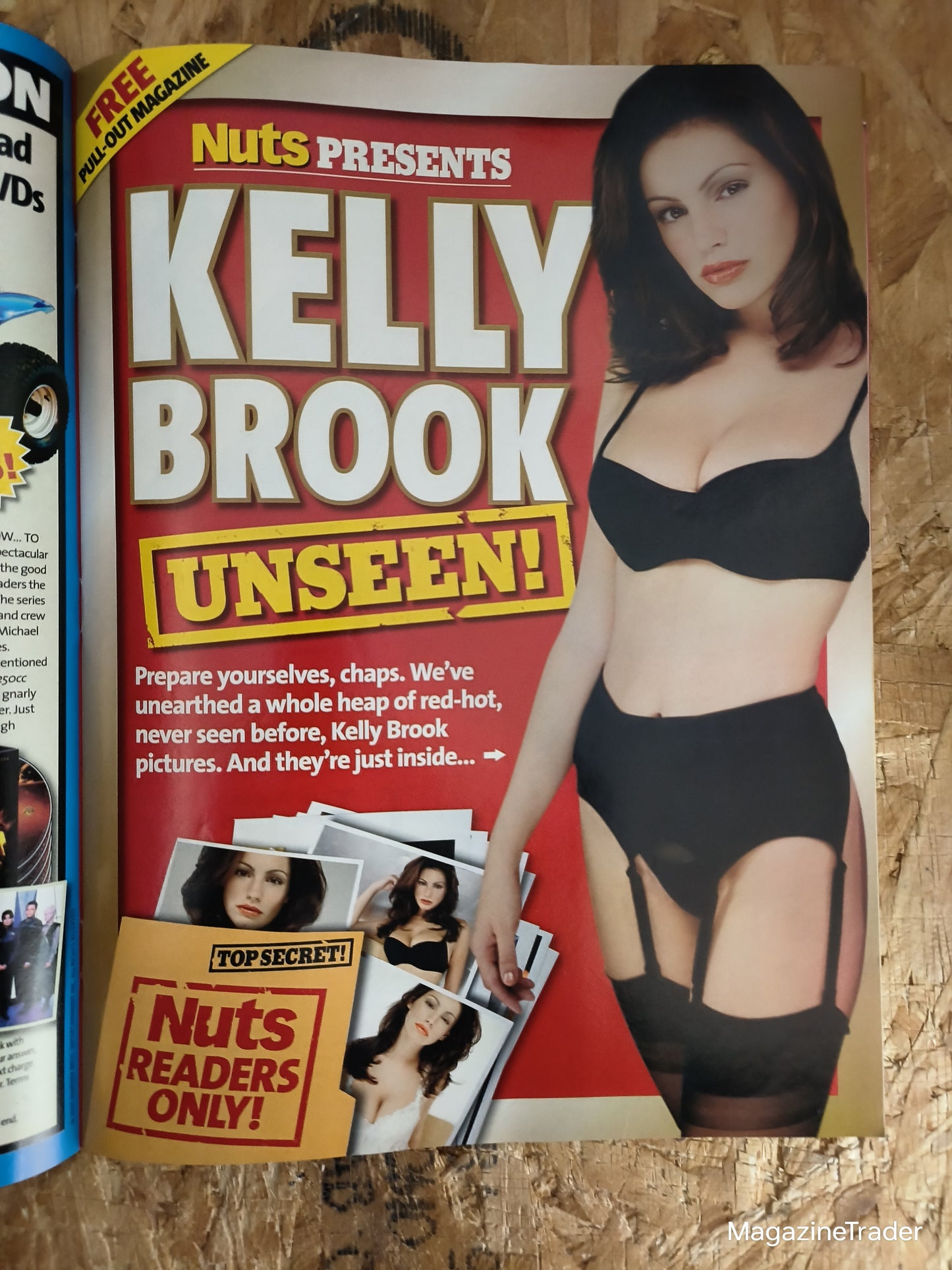 Nuts Magazine 14-20 January 2005 Kelly Brook Unseen Pictures Jaguar XK
