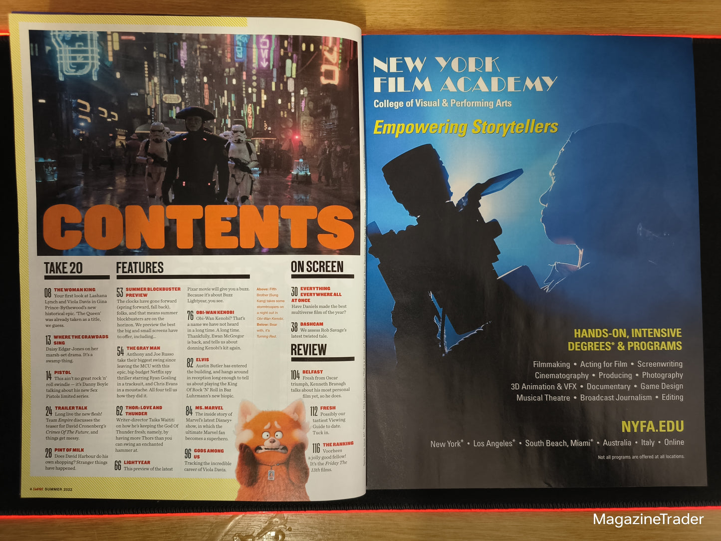 Empire Magazine Summer 2022 (1156) Subscriber Cover Isometric Film Set Design