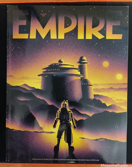 Empire Magazine January 2022 (1156) Book of Boba Fett Subscriber Cover Max Loffler
