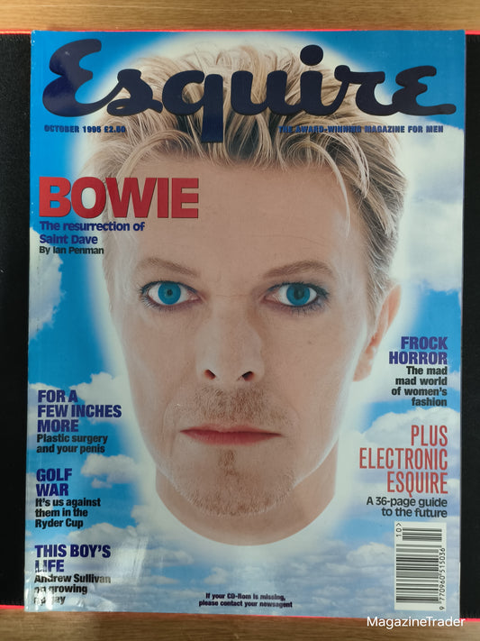 Esquire Magazine October 1999 David Bowie Resurrection Frock Horror Golf War