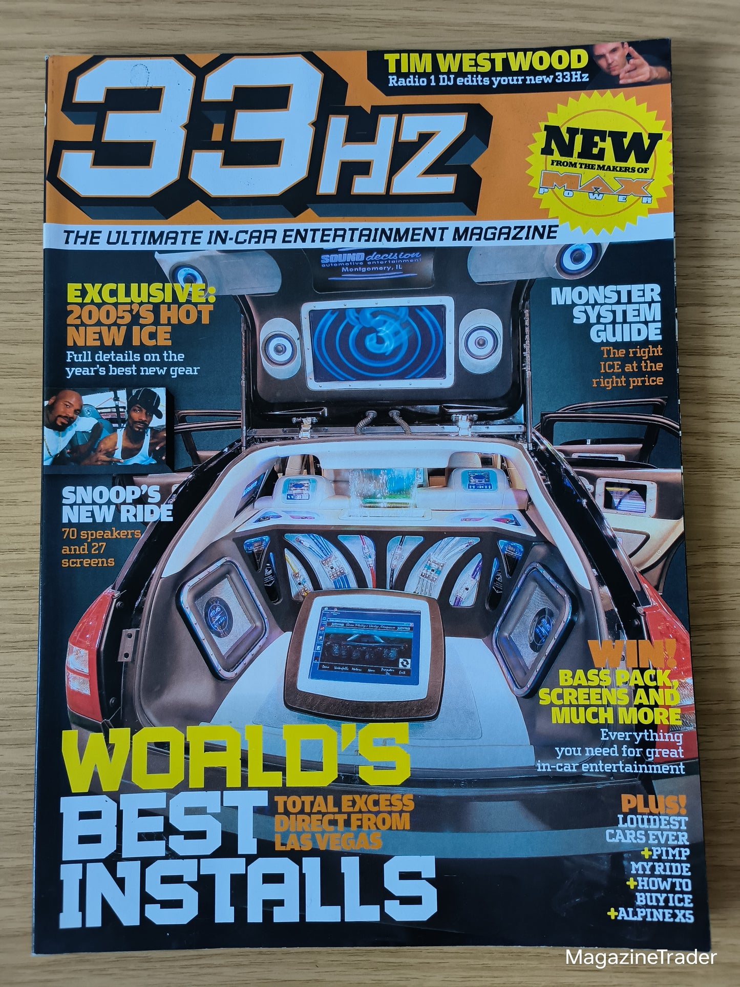 33Hz Magazine Issue 1 2005 (1160) Snoop Dogg Tim Westwood Georgi
