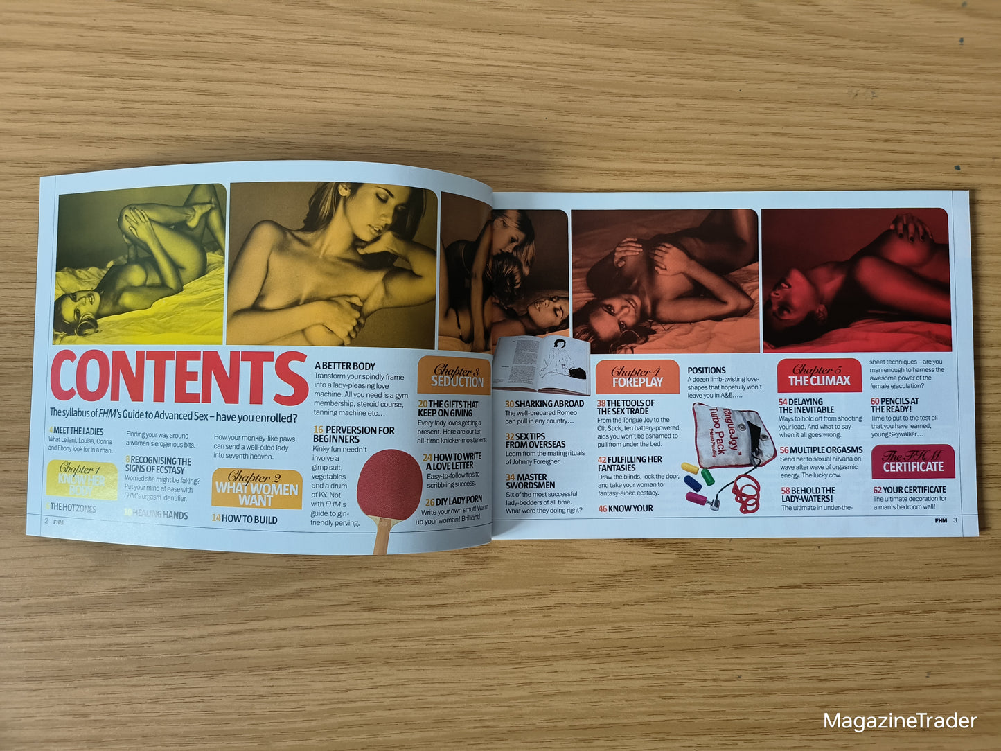 FHM The Advanced Sex Guide Supplement Booklet (002) Vintage Lad Mag Humour