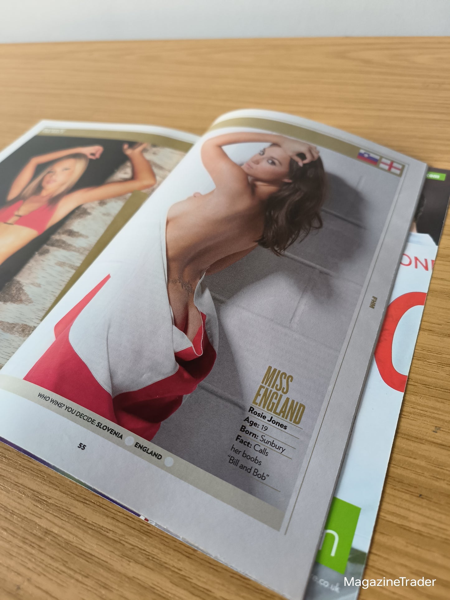 FHM Alternative World Cup Fan's Guide Supplement (002) Kelly Brook Rosie Jones
