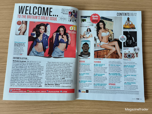 FHM Magazine June 2012 (1162) Tulisa Contostavlos Georgia Salpa Euro 2012 Slash