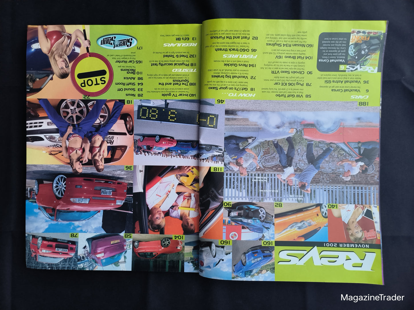Revs Magazine November 2001 (1166) Banzai Corsa Fast & Furious Skyline R34 Saxo