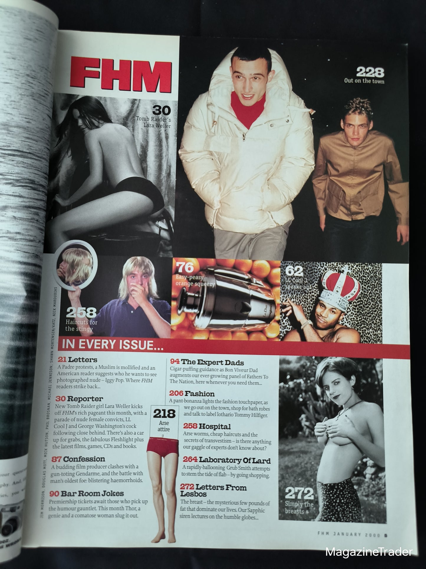 FHM Magazine January 2000 (1167) Geri Halliwell Cover Spice Girls Trent Reznor