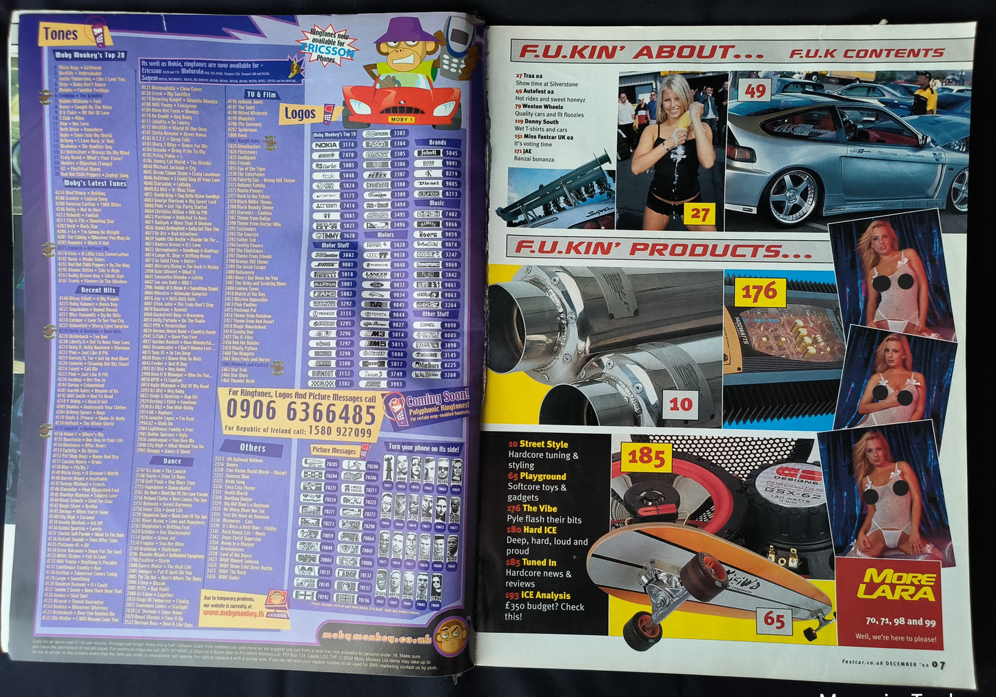 Fast Car Magazine December 2002 (1168) Nitro'd Clio Turbo Honda Civic BMW E36
