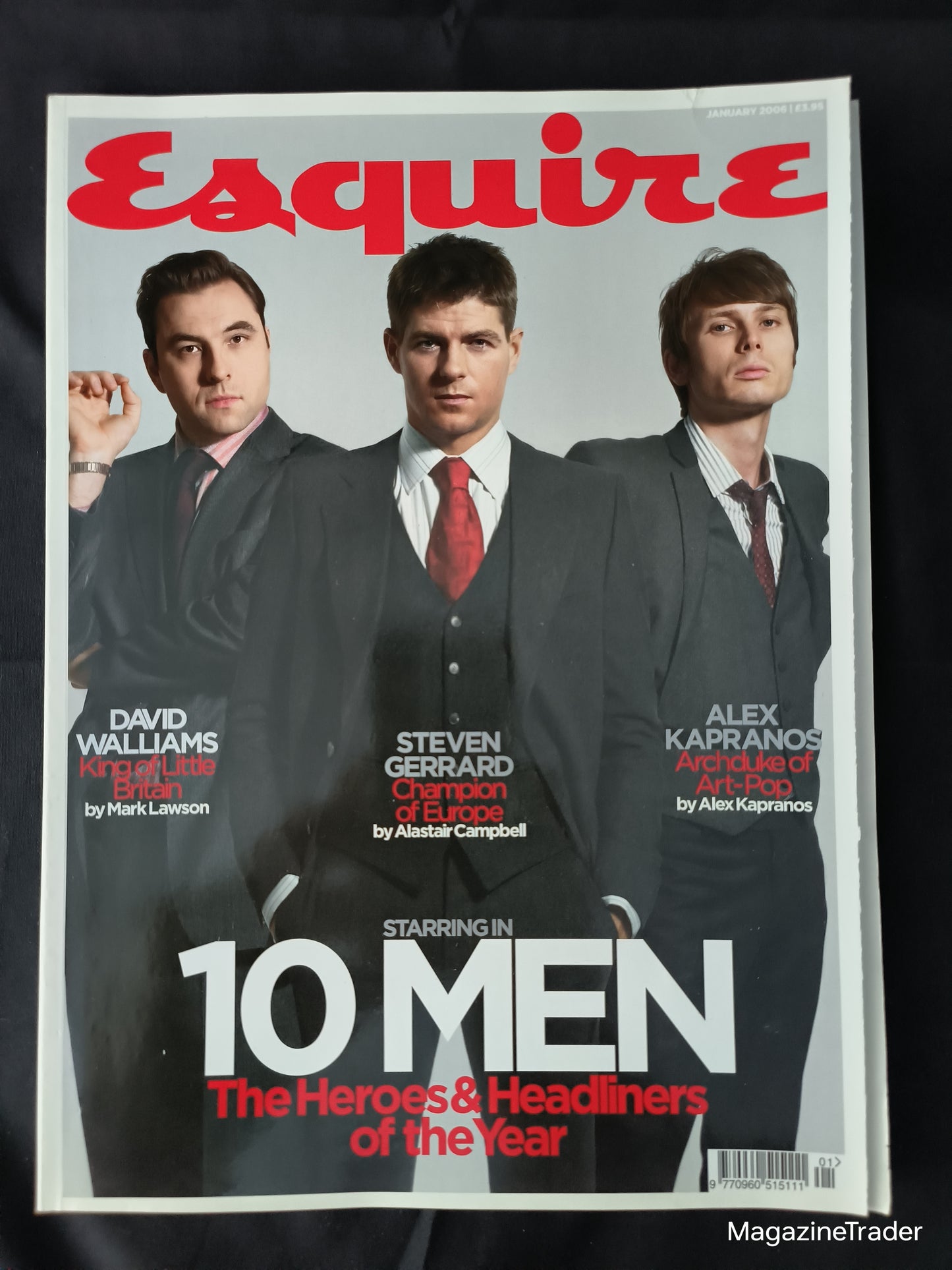Esquire Magazine January 2006 (1169) 10 Men Special Steven Gerrard David Walliams