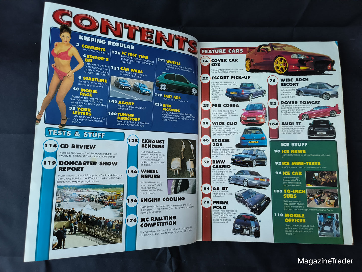 Fast Car Magazine July 1999 (1171) Turbo Honda CRX Cover BMW M3 Escort Pickup