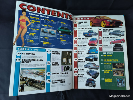 Fast Car Magazine July 1999 (1171) Turbo Honda CRX Cover BMW M3 Escort Pickup