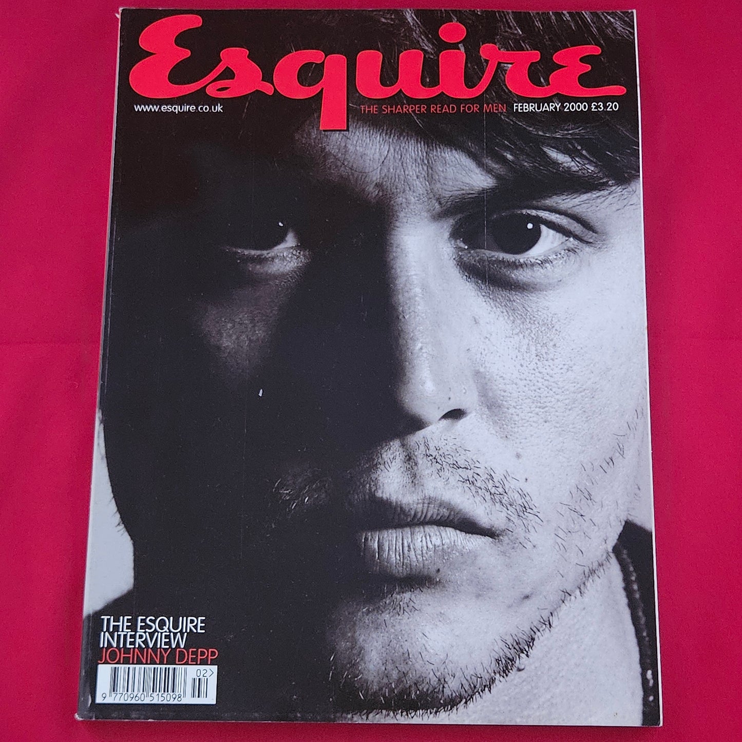 Esquire Magazine February 2000 (1188) Johnny Depp Cover Sophie Marceau Mike Tyson
