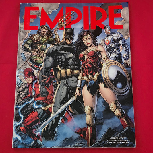 Empire Magazine November 2017 (1177) Issue 342 Justice League Subscriber Cover Art