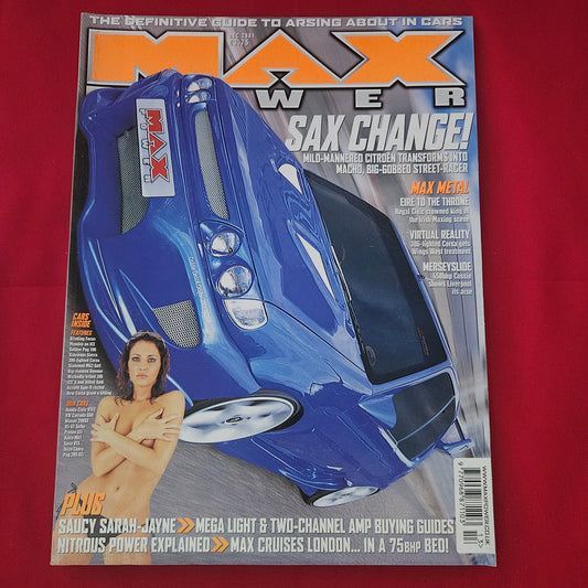 Max Power Magazine December 2001 (1189) Citroen Saxo Sierra Cosworth Honda Civic BMW