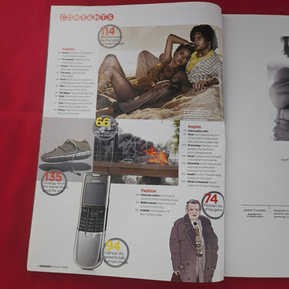 Esquire Magazine August 2005 (1190) Marisa Miller Cover Hot Issue Asia Argento Ferrari