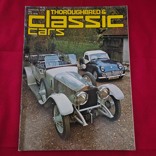 Thoroughbred & Classic Cars February 1976 (1191) Rolls-Royce Silver Ghost Triumph TR2