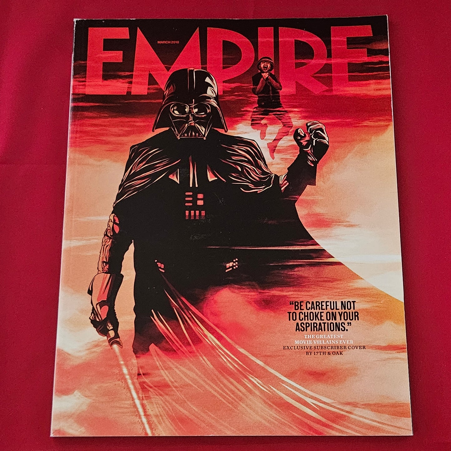 Empire Magazine March 2018 (1178) Darth Vader Subscriber Cover Movie Villains