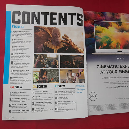 Empire Magazine May 2018 (1178) Avengers Infinity War Subscriber Cover Thanos