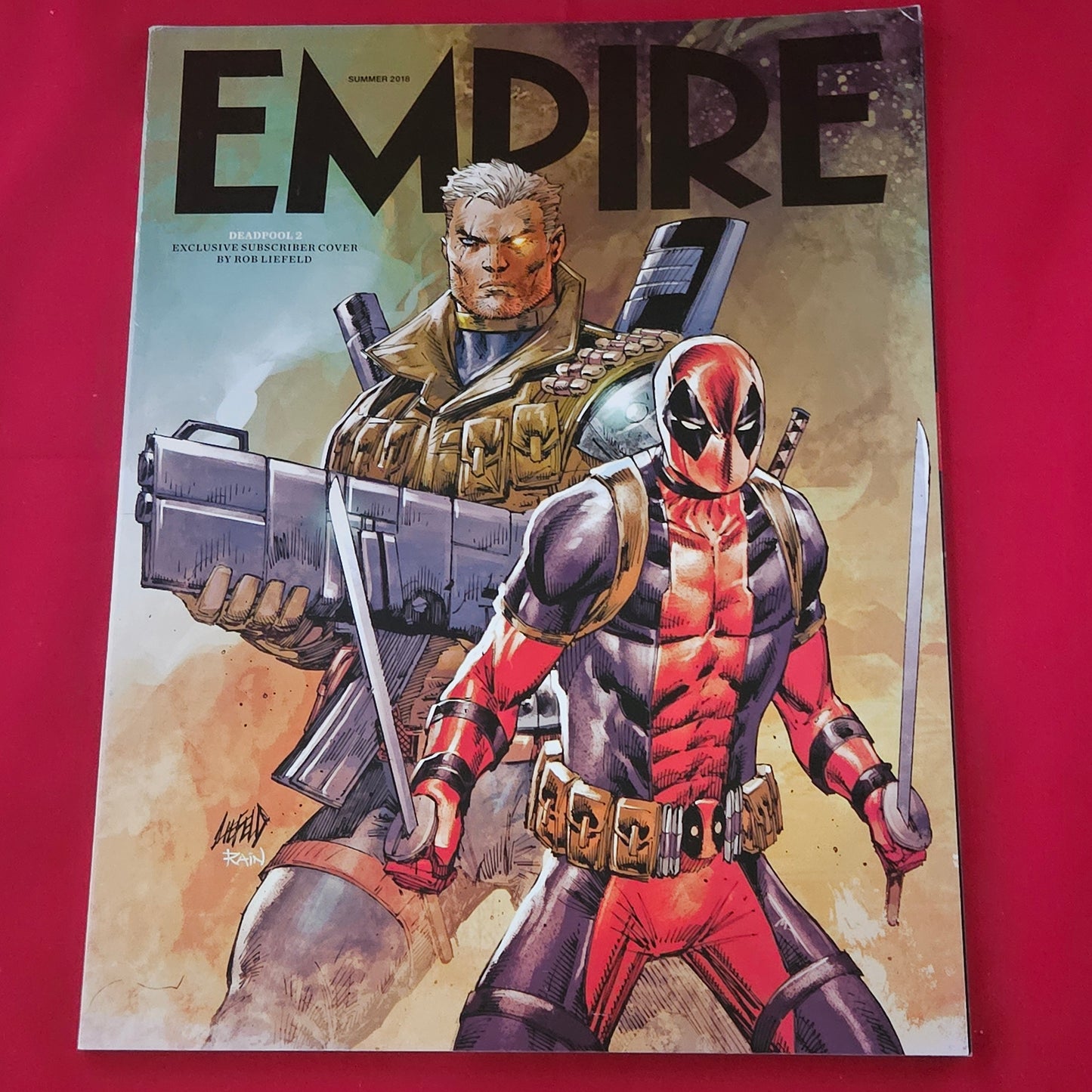 Empire Magazine Summer 2018 (1178) Deadpool 2 Subscriber Cover Rob Liefeld Art
