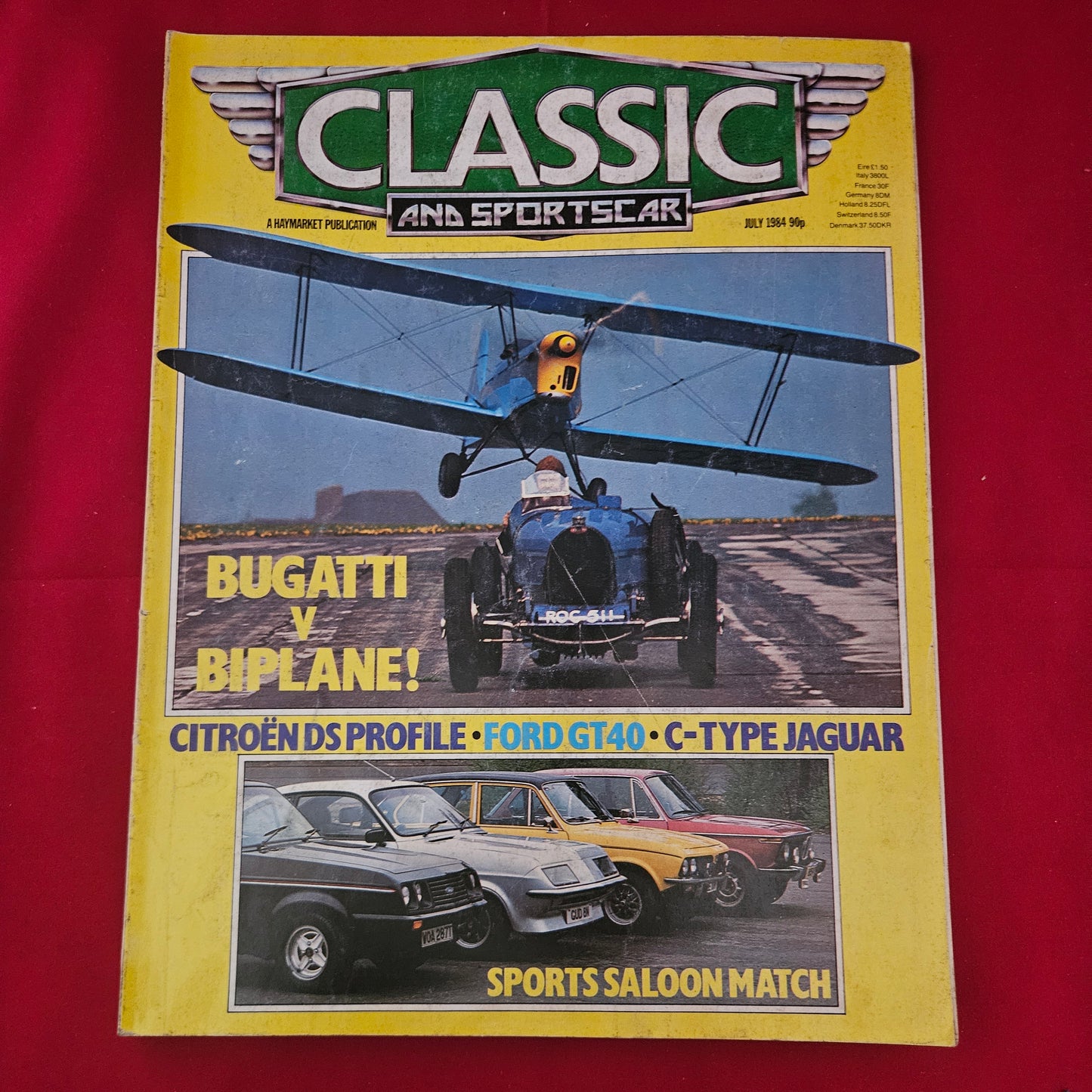 Classic and Sportscar Magazine July 1984 (1197) Bugatti v Biplane Ford GT40