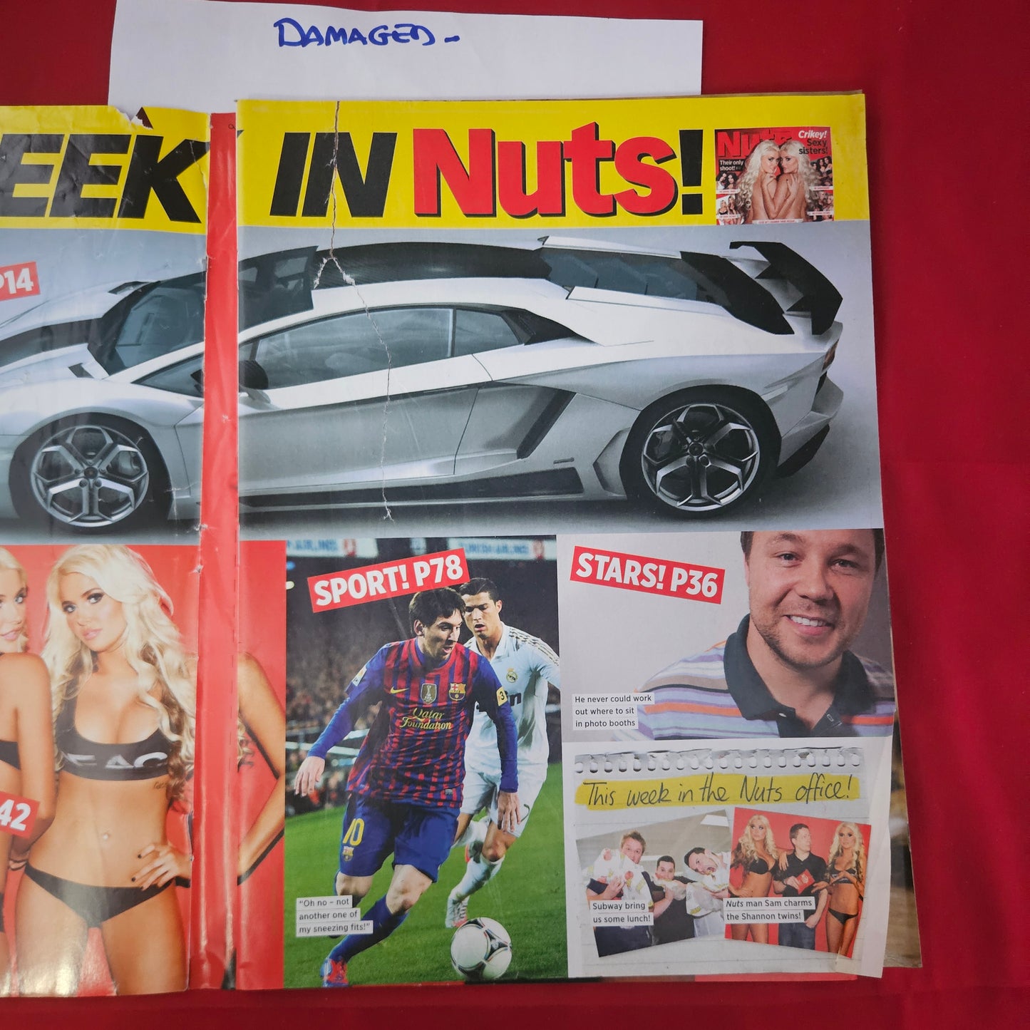 Nuts Magazine 10-16 February 2012 (1198) Shannon Twins Lucy Collett Sam Faiers