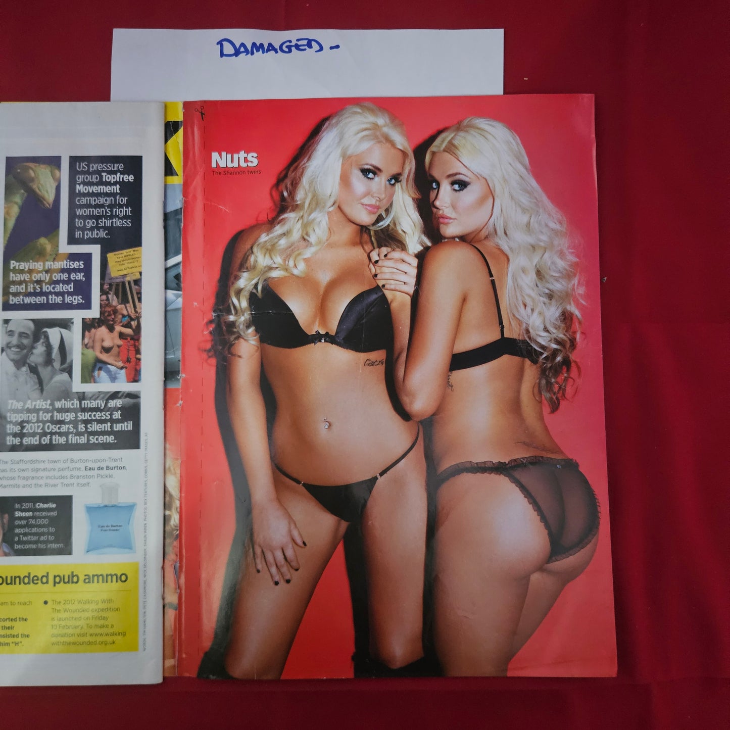 Nuts Magazine 10-16 February 2012 (1198) Shannon Twins Lucy Collett Sam Faiers