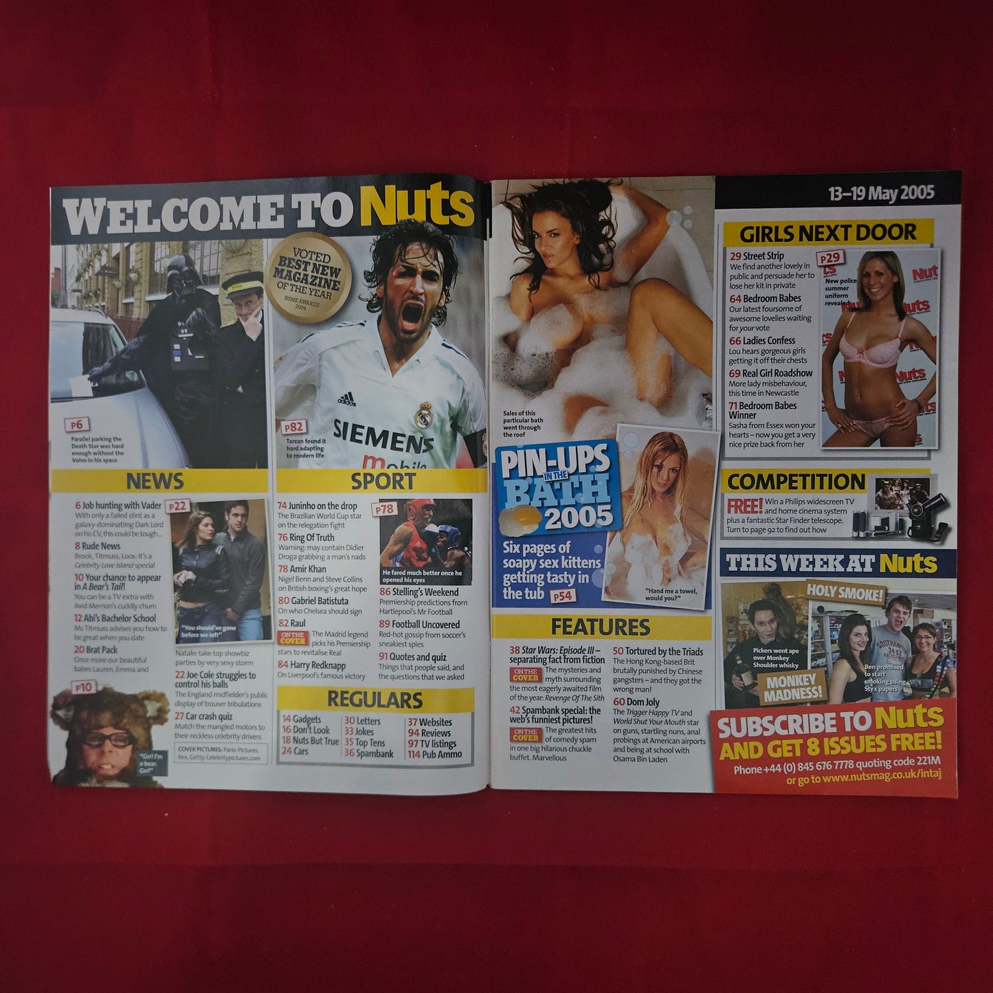 Nuts Magazine 13-19 May 2005 (1198) Lucy Pinder Michelle Marsh Kelly Brook