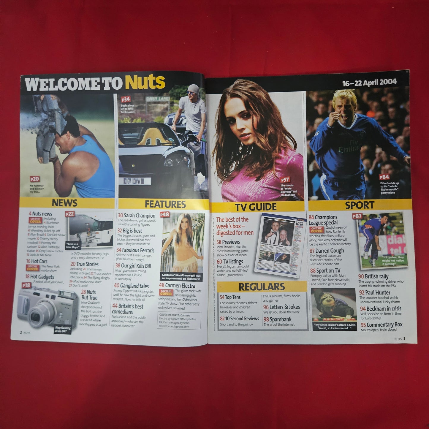 Nuts Magazine 16-22 April 2004 (1198) Carmen Electra Pamela Anderson Donna D'Errico