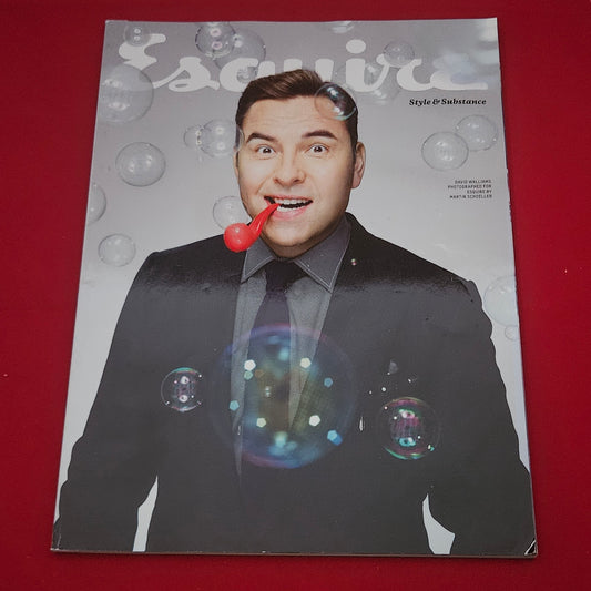 Esquire Magazine February 2013 (1200) David Walliams Arnold Schwarzenegger Salman Rushdie Steve Coogan Helena Christensen Anne V