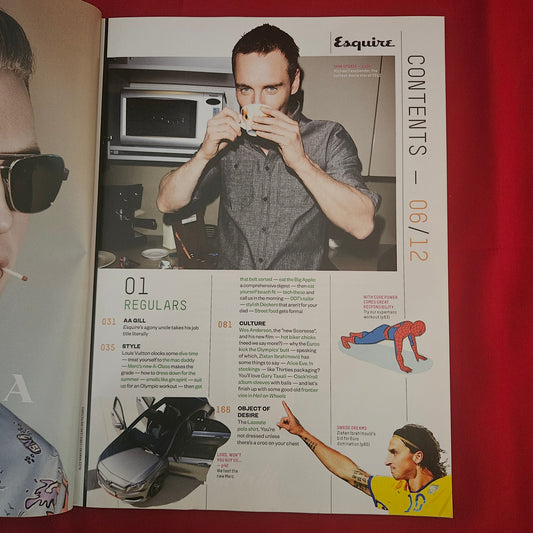 Esquire Magazine June 2012 (1200) Michael Fassbender Sofia Vergara Zlatan Ibrahimovic Mark Cavendish Nick Grimshaw