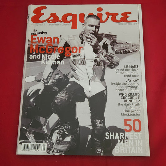 Esquire Magazine September 2001 (1200) Ewan McGregor Nicole Kidman Jay Kay Sophie Ellis-Bextor Damon Hill Miles Davis Le Mans