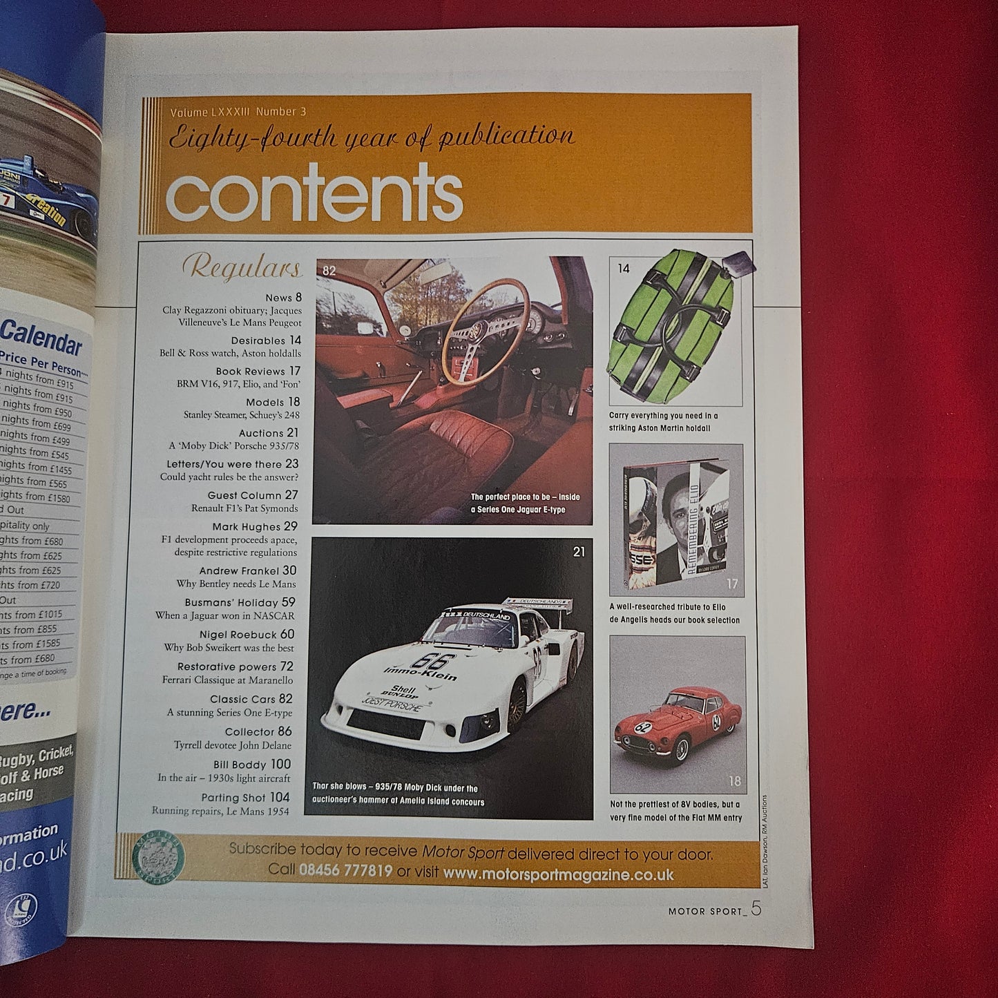 Motor Sport Magazine March 2007 (1201) Mario Andretti Lancia Stratos Patrick Head Monaco GP Auto Union Eagle F1