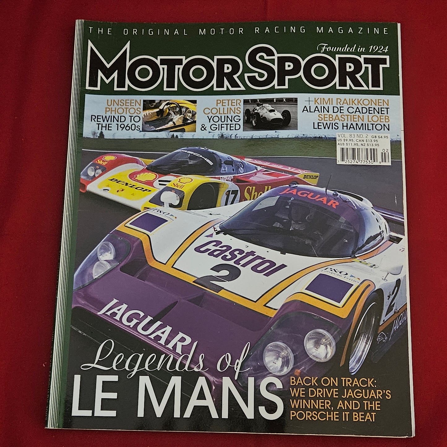 Motor Sport Magazine February 2007 (1201) Le Mans Jaguar vs Porsche Kimi Raikkonen Lewis Hamilton Peter Collins Loeb