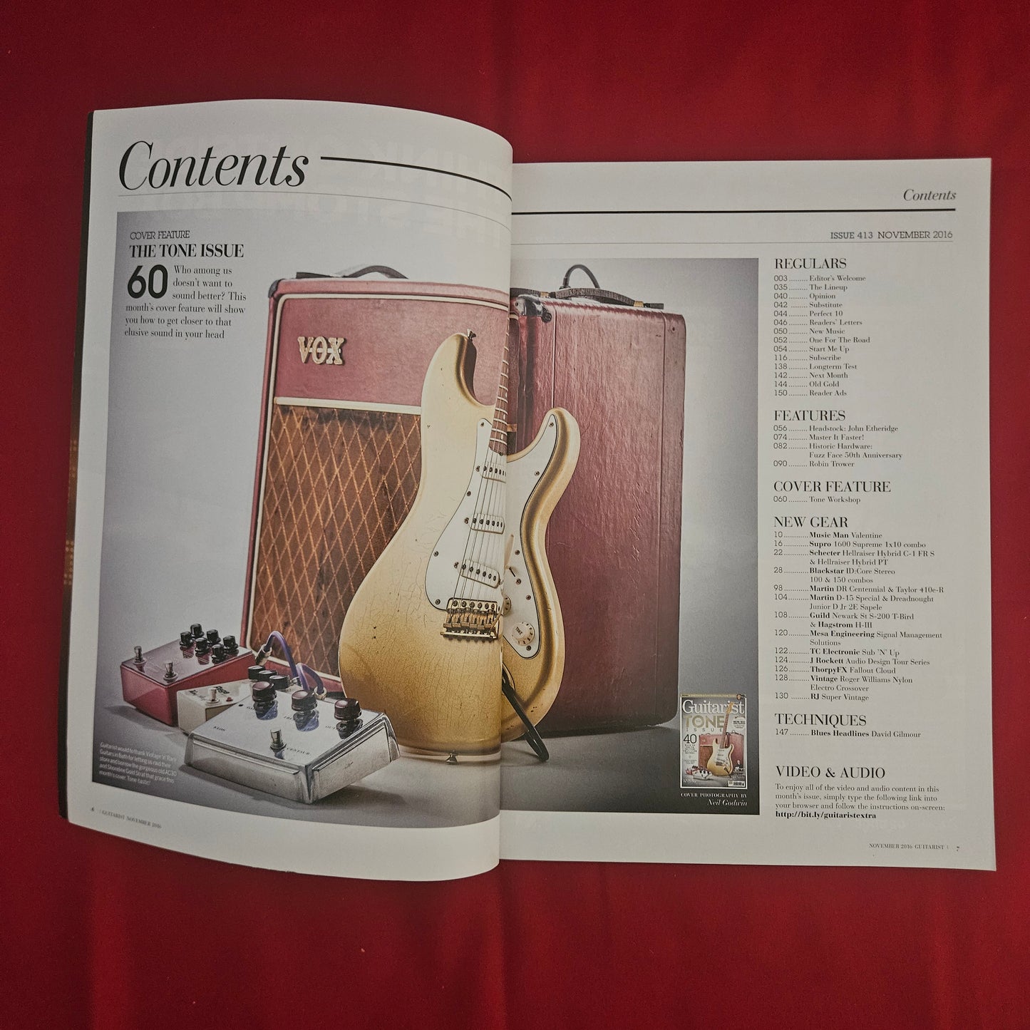 Guitarist Magazine November 2016 (1202) Issue 413 The Tone Issue Fuzz Face Scofield