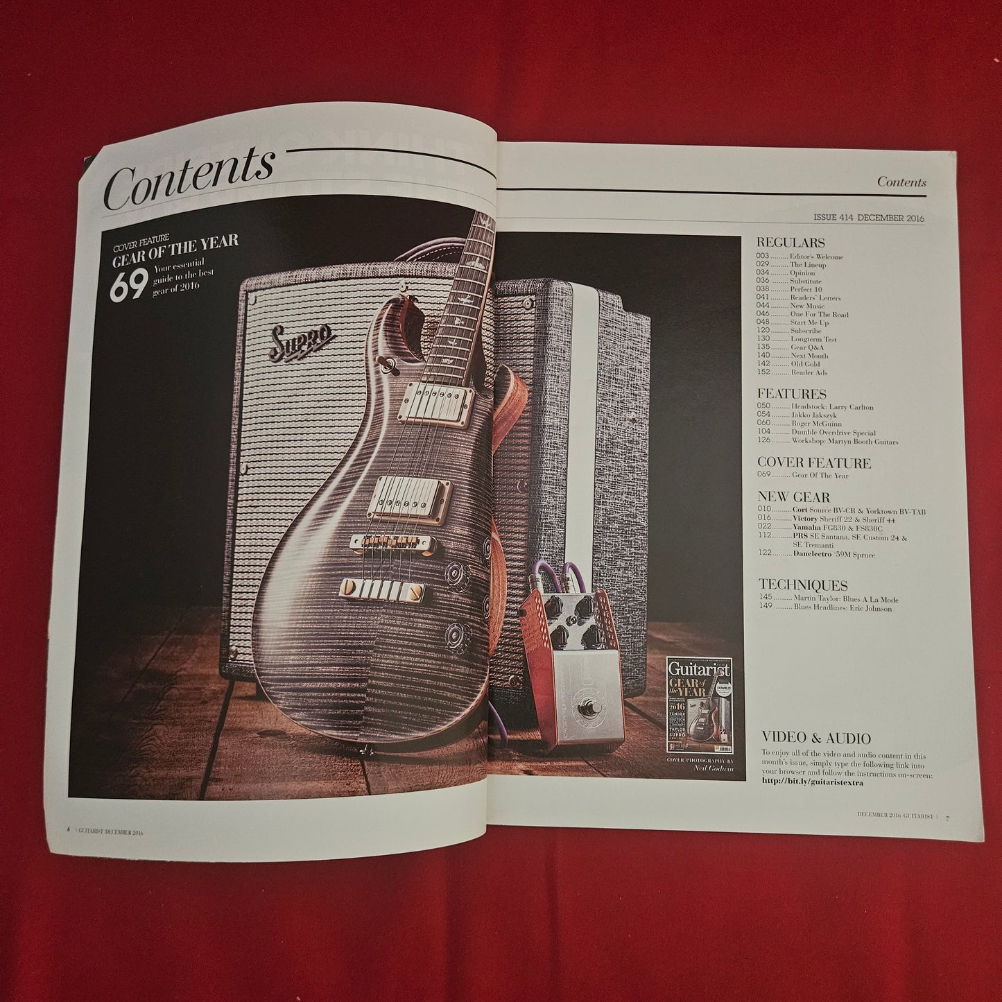 Guitarist Magazine December 2016 (1202) Issue 414 Gear of Year Dumble Robben Ford