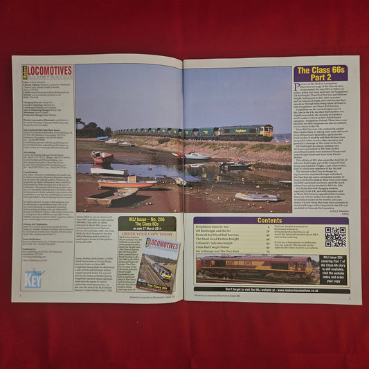 Modern Locomotives Illustrated 205 (1205) Class 66 Part 2 Freightliner GBRf DRS