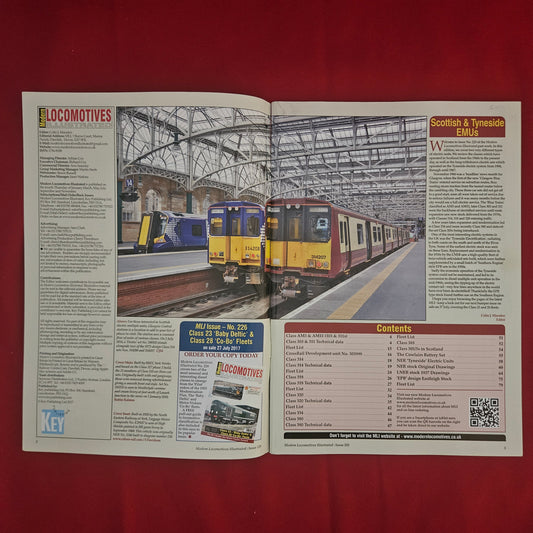 Modern Locomotives Illustrated 225 (1205) Scottish Tyneside EMUs Class 303 318