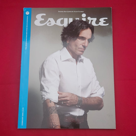 Esquire Magazine February 2008 (1210) Daniel Day-Lewis Cover Javier Bardem Ferrari