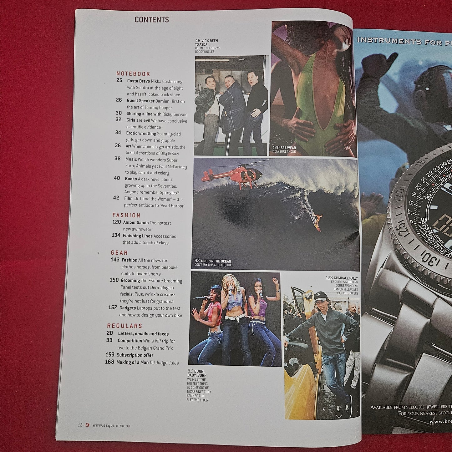 Esquire Magazine August 2001 (1211) Destiny's Child Beyoncé Heidi Klum Vic & Bob