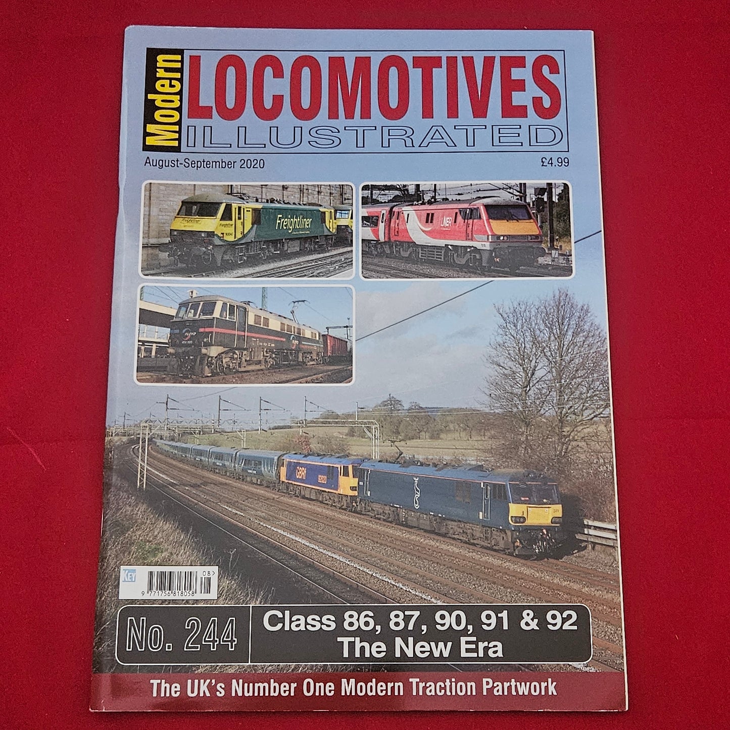Modern Locomotives Illustrated Aug-Sept 2020 (1212) Issue 244 Class 86 87 90 91 92