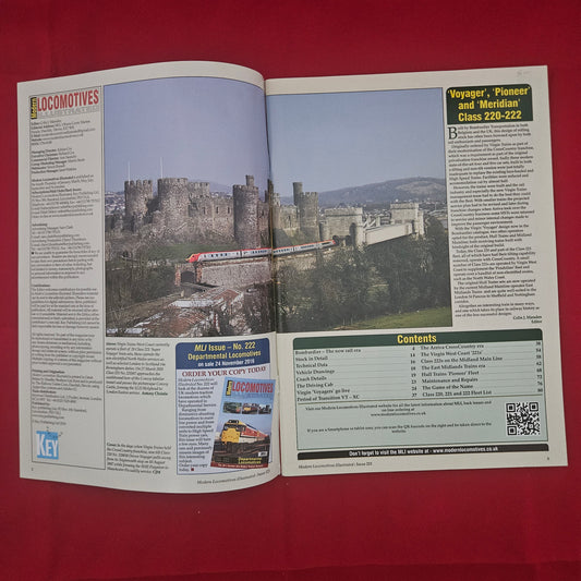 Modern Locomotives Illustrated Oct-Nov 2016 (1212) Issue 221 Class 220 221 222 Voyager