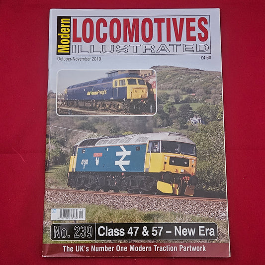 Modern Locomotives Illustrated Oct-Nov 2019 (1212) Issue 239 Class 47 & 57 New Era